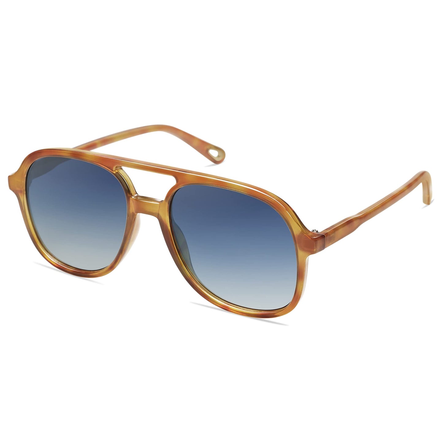 SOJOS Retro Polarized Aviator Sunglasses Womens Mens Classic 70s Vintage Trendy Square Aviators SJ2174