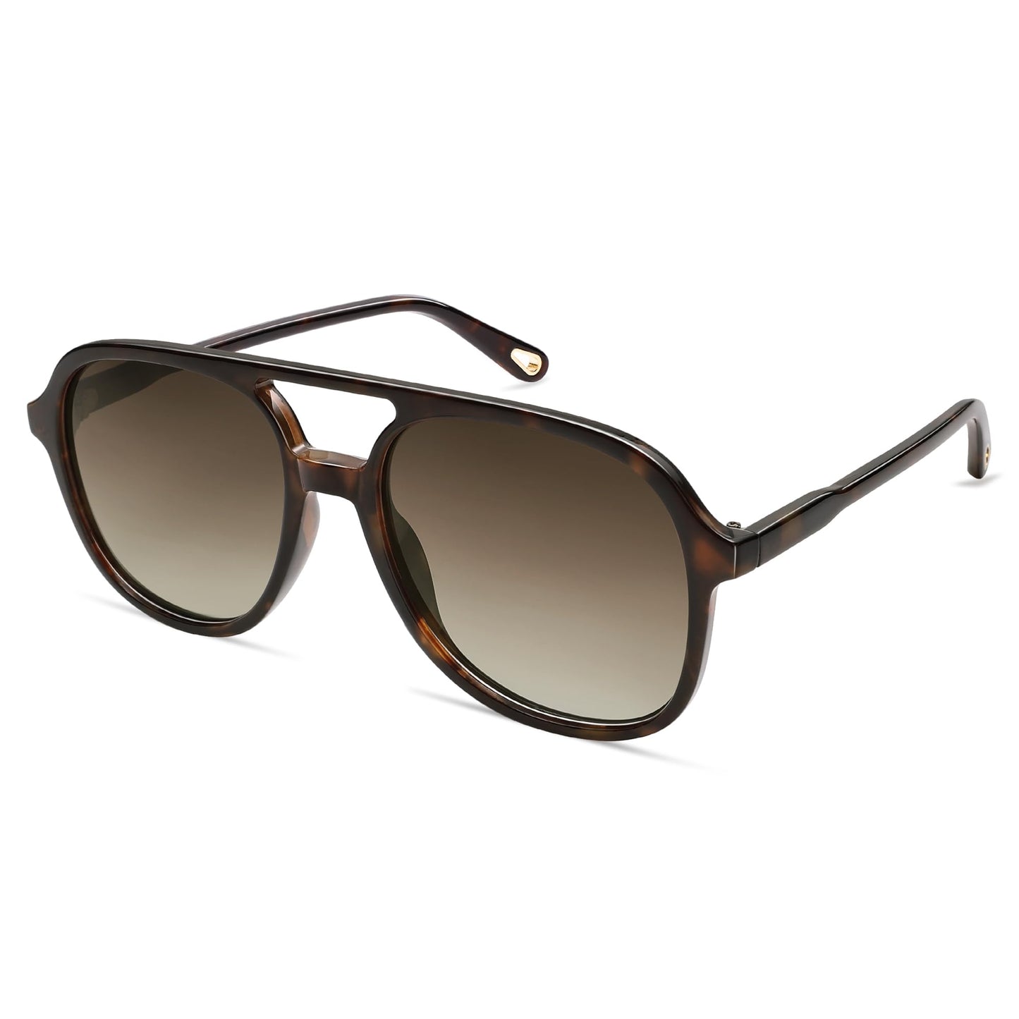 SOJOS Retro Polarized Aviator Sunglasses Womens Mens Classic 70s Vintage Trendy Square Aviators SJ2174