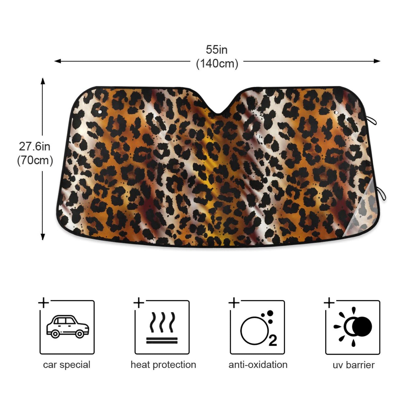 Woman Red Lips Pink Kiss Car Windshield Sun Shade Foldable UV Ray Sun Visor Protector Sunshade to Keep Your Vehicle Cool (55" x 27.6")