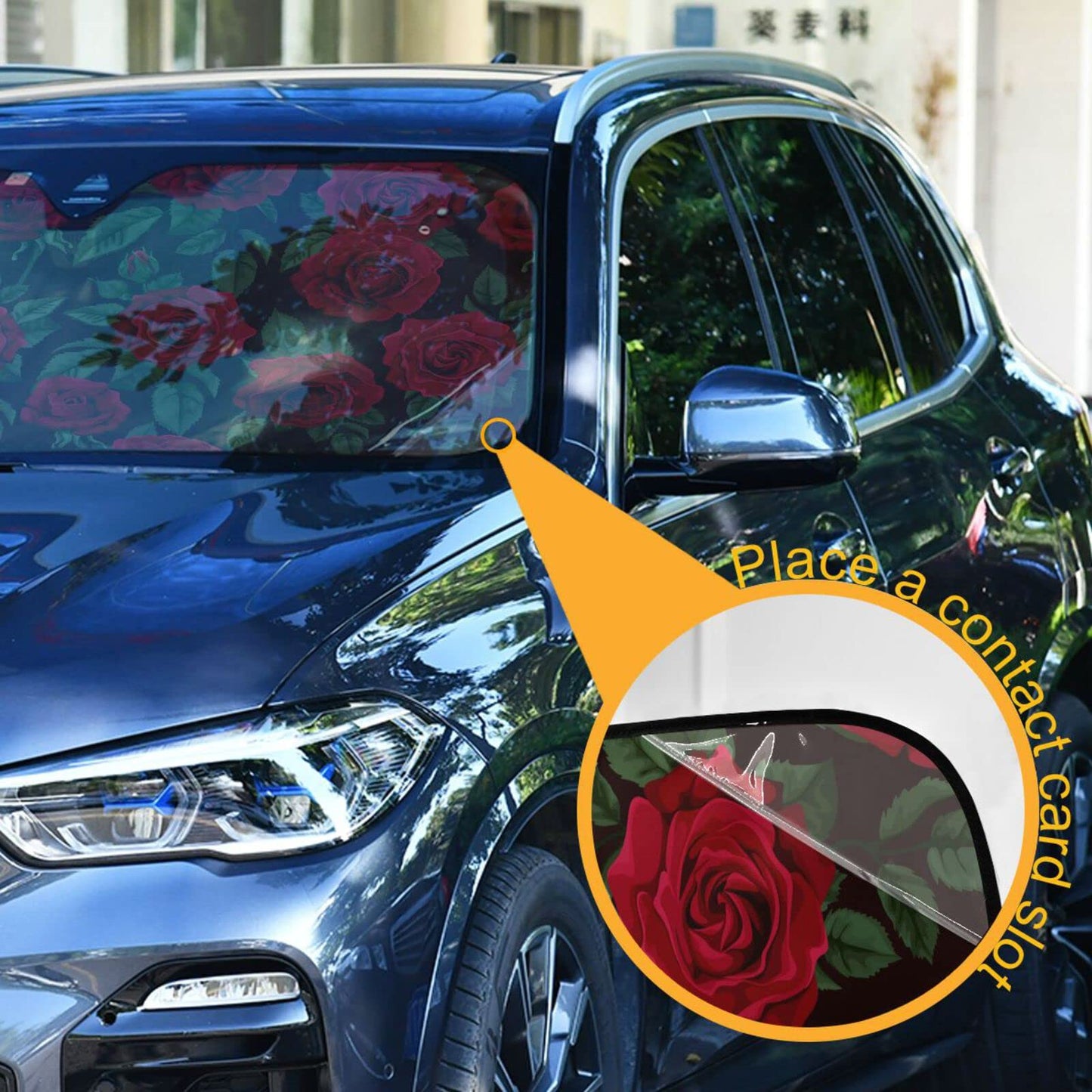 ALAZA Afro American Woman in Shock Shade Windshield Sun Shade,Foldable Car Sun Shade for Front Windshield Sunshades Protector Blocks UV Rays Sun Visor Protect and Cool Your Vehicle Interior