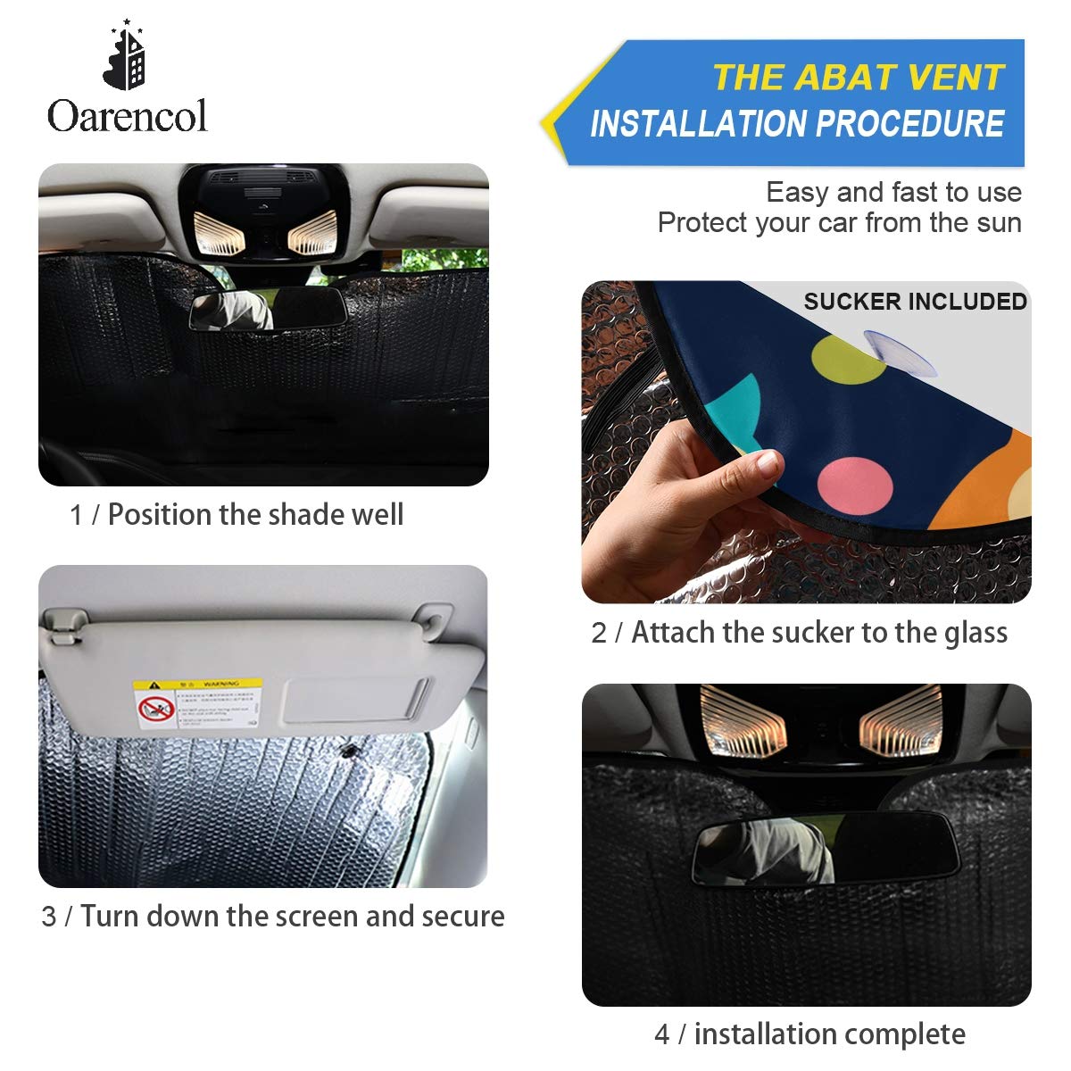 Woman Red Lips Pink Kiss Car Windshield Sun Shade Foldable UV Ray Sun Visor Protector Sunshade to Keep Your Vehicle Cool (55" x 27.6")