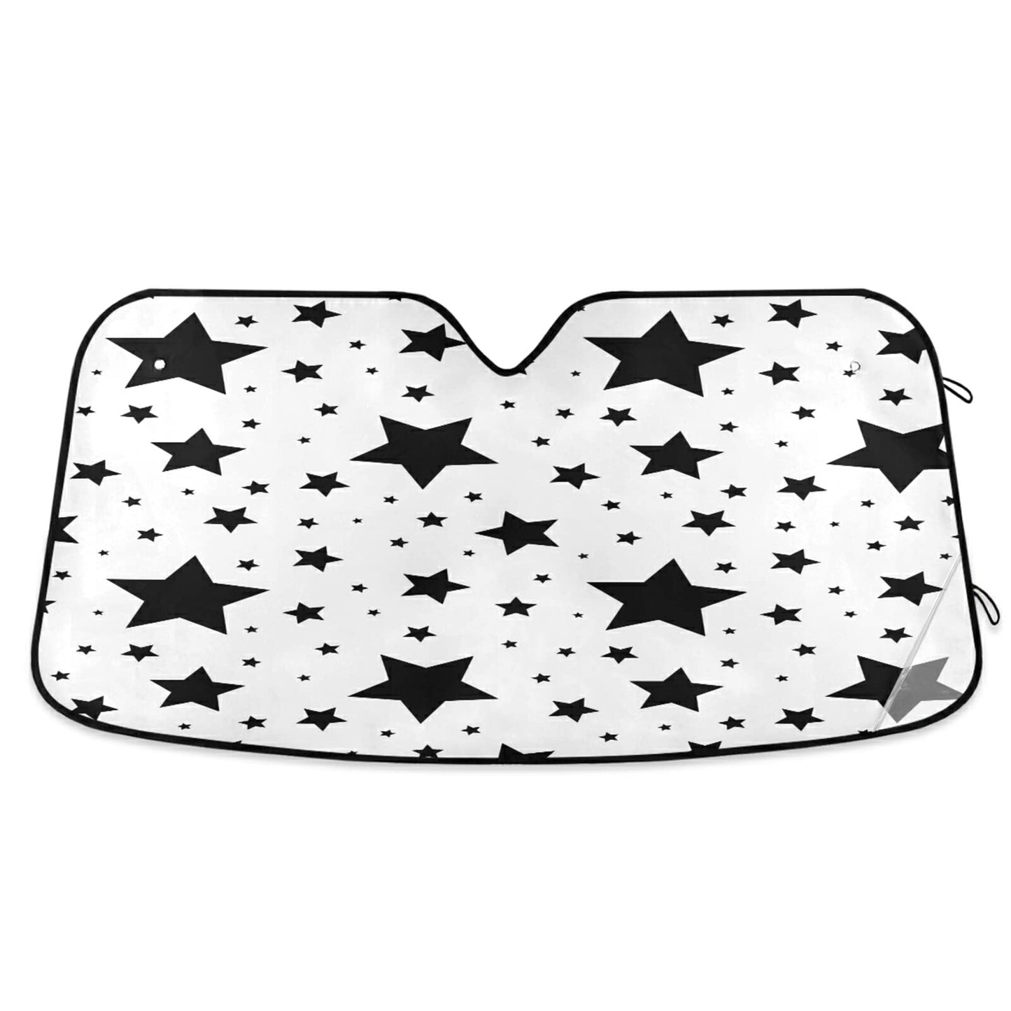 ALAZA Afro American Woman in Shock Shade Windshield Sun Shade,Foldable Car Sun Shade for Front Windshield Sunshades Protector Blocks UV Rays Sun Visor Protect and Cool Your Vehicle Interior