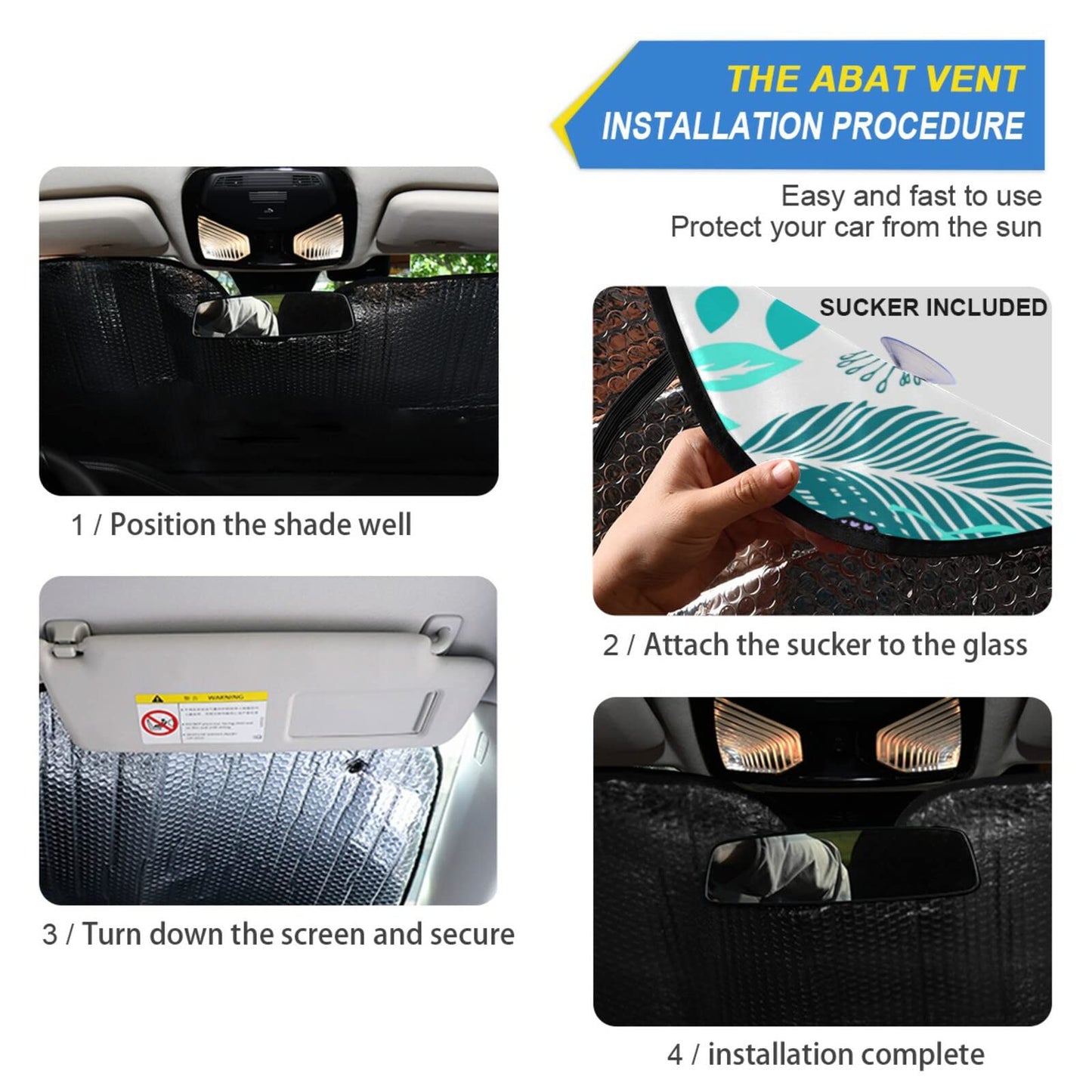 Woman Red Lips Pink Kiss Car Windshield Sun Shade Foldable UV Ray Sun Visor Protector Sunshade to Keep Your Vehicle Cool (55" x 27.6")