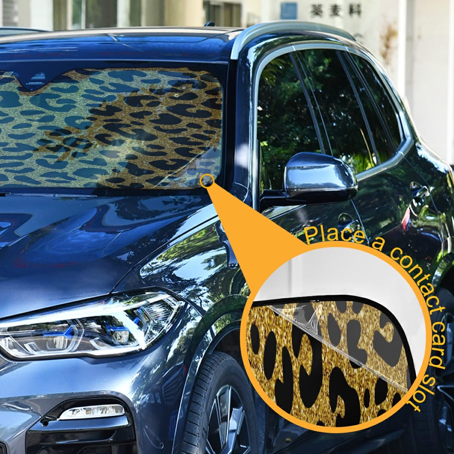 ALAZA Afro American Woman in Shock Shade Windshield Sun Shade,Foldable Car Sun Shade for Front Windshield Sunshades Protector Blocks UV Rays Sun Visor Protect and Cool Your Vehicle Interior