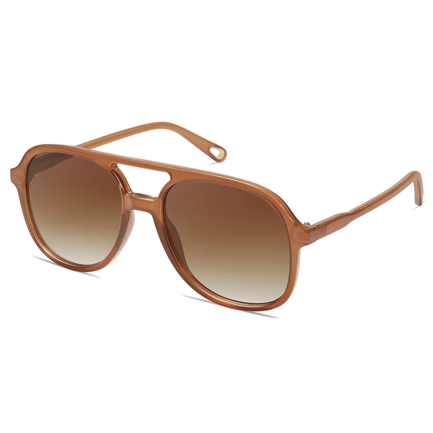 SOJOS Retro Polarized Aviator Sunglasses Womens Mens Classic 70s Vintage Trendy Square Aviators SJ2174