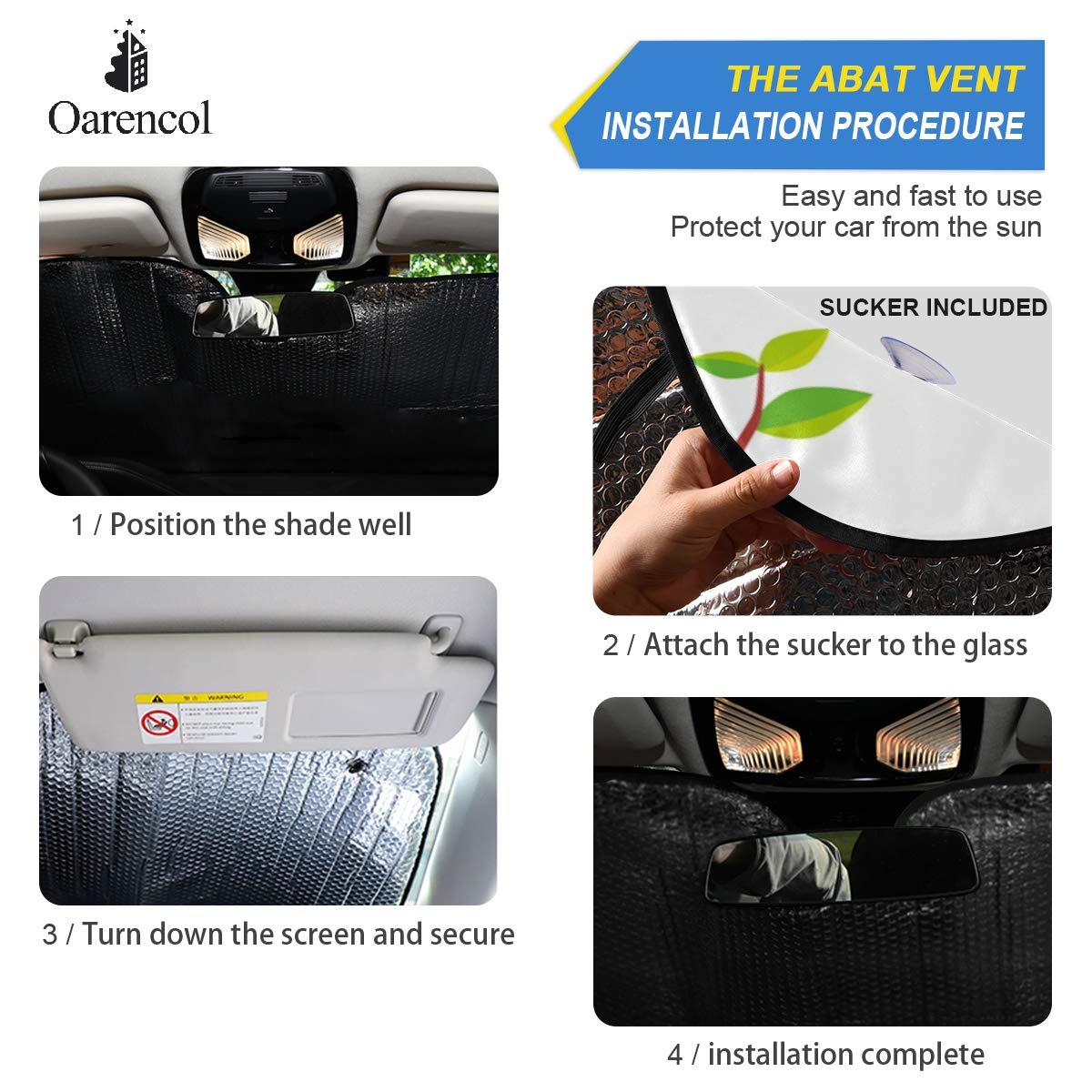 Beautiful Women Eye Car Windshield Sun Shade Eyelashes Makeup Foldable UV Ray Sun Visor Protector Sunshade to Keep Your Vehicle Cool (55" x 27.6")