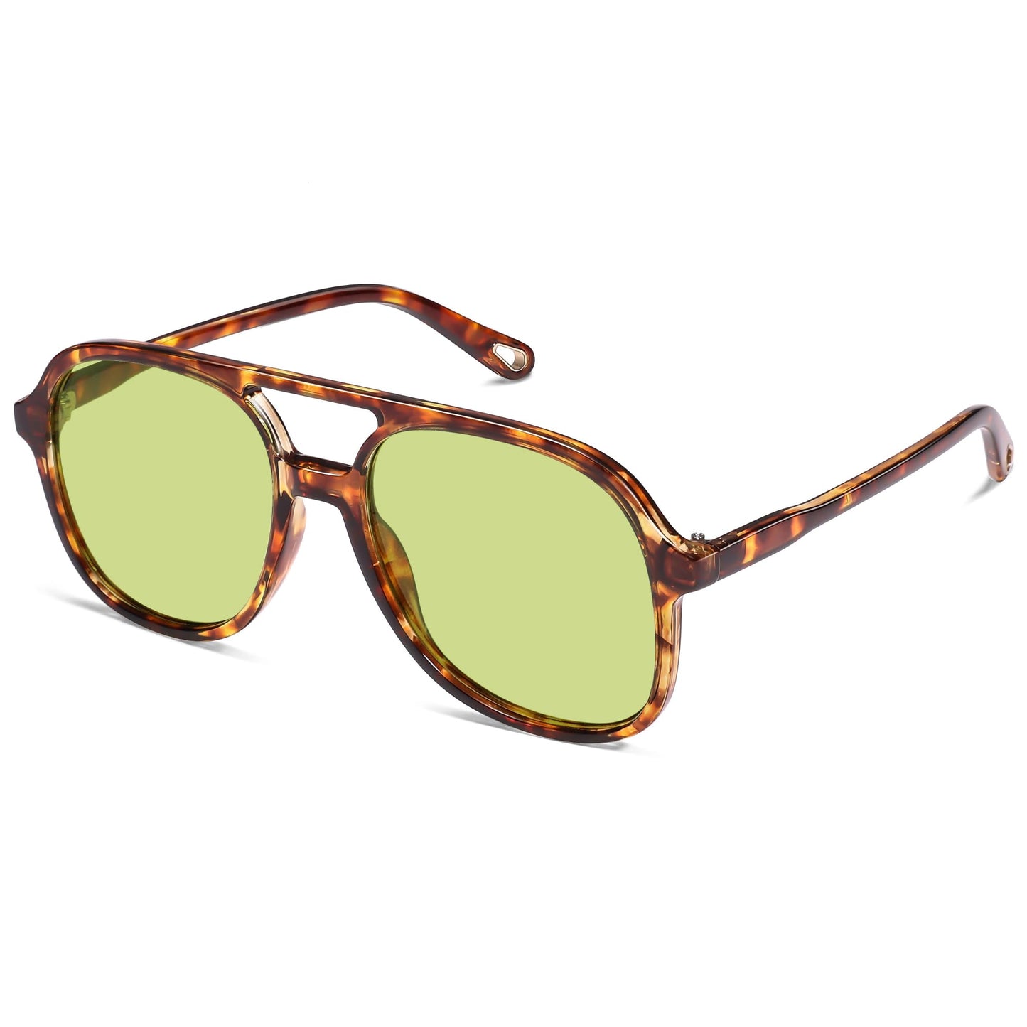 SOJOS Retro Polarized Aviator Sunglasses Womens Mens Classic 70s Vintage Trendy Square Aviators SJ2174
