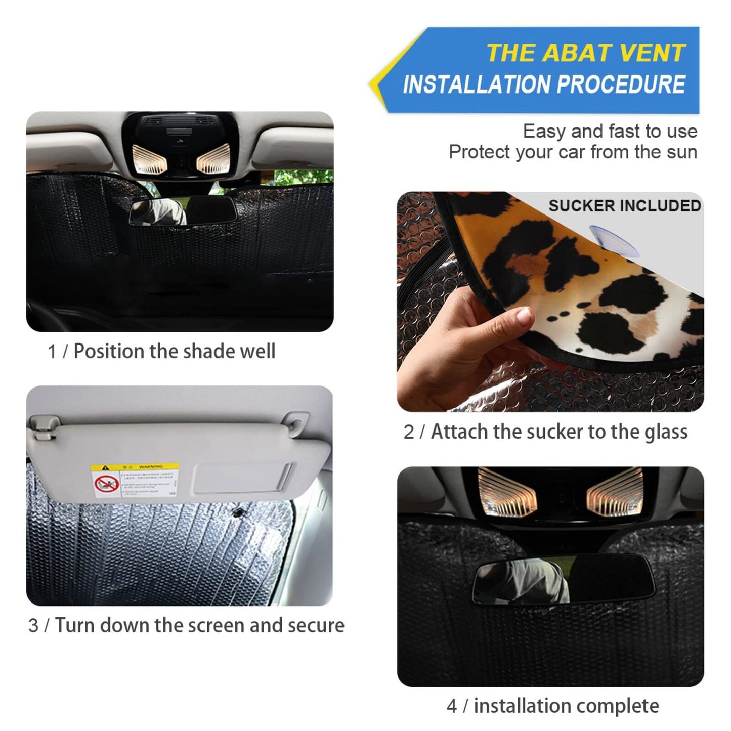 Woman Red Lips Pink Kiss Car Windshield Sun Shade Foldable UV Ray Sun Visor Protector Sunshade to Keep Your Vehicle Cool (55" x 27.6")