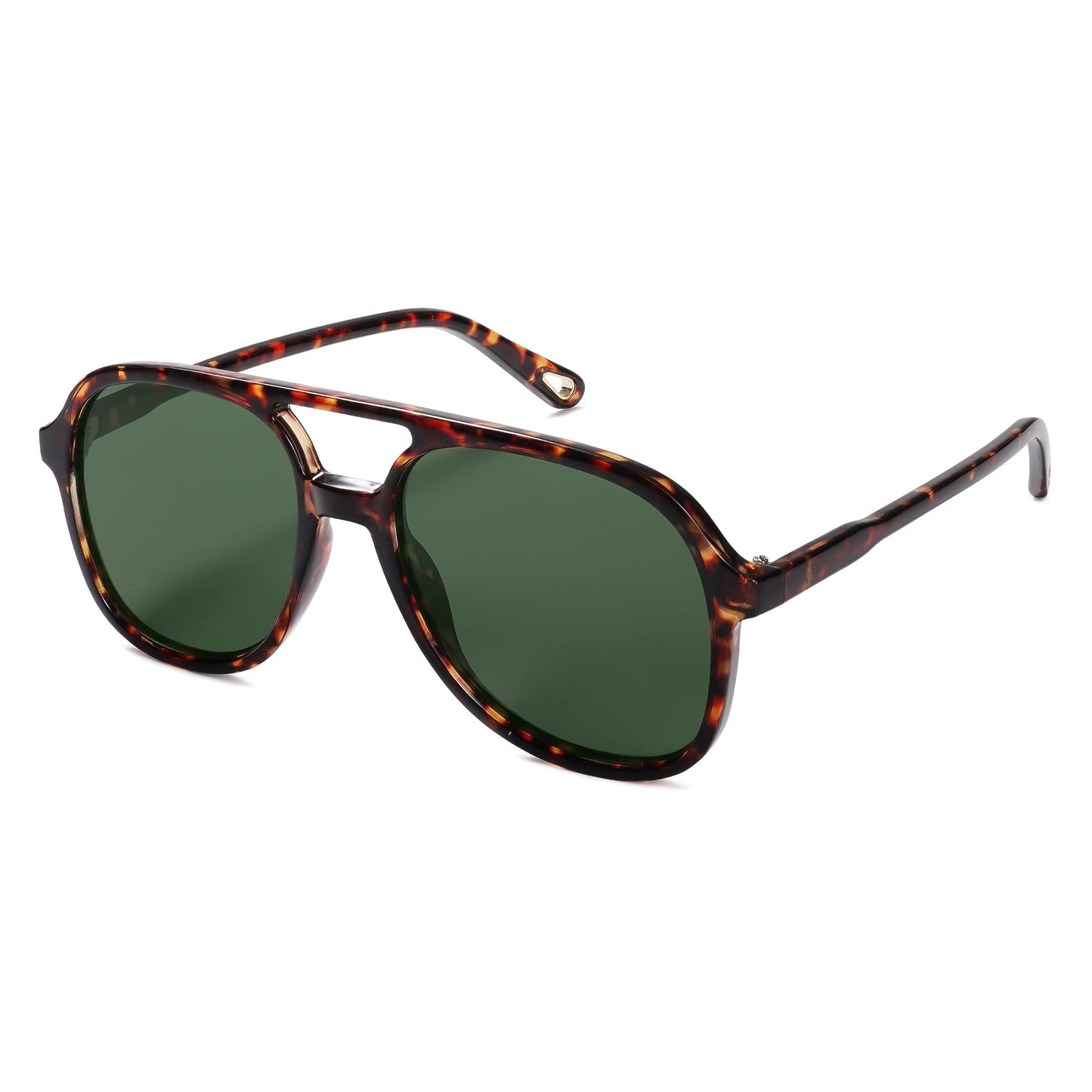 SOJOS Retro Polarized Aviator Sunglasses Womens Mens Classic 70s Vintage Trendy Square Aviators SJ2174